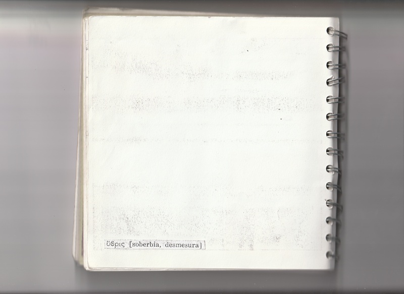 Cuaderno de trabajo obra La viuda de Apablaza