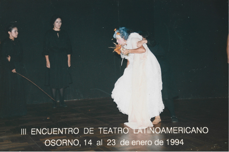 Fotografía de estreno de  la obra "La casa de Bernarda Alba"