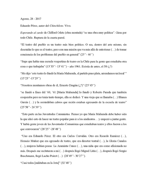 Entrevista a Lelia Céspedes - Notas