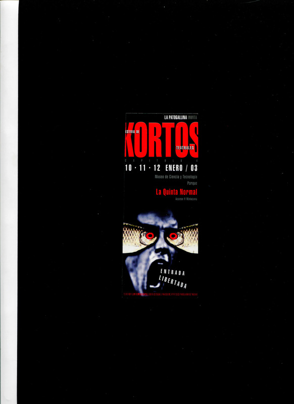 Volante Festival de Kortos Teatrales 2003