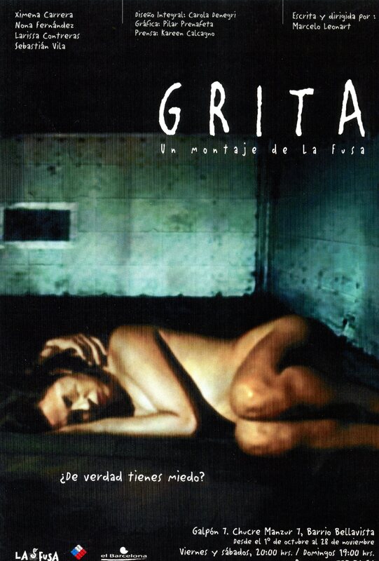 Afiche de la obra Grita