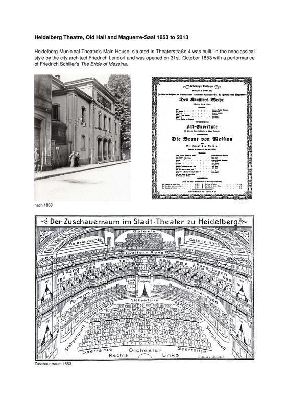 Díptico del Theater und Orchester Heidelberg