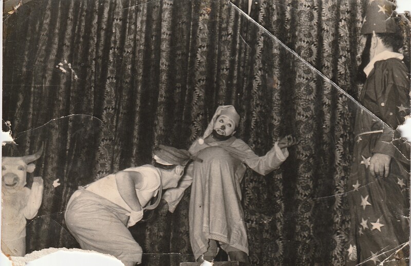 Fotografía de montaje  Chinchilote, personaje "El duende"