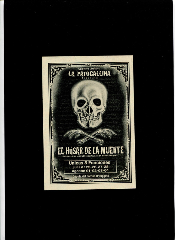 Volante estreno El Húsar de la Muerte