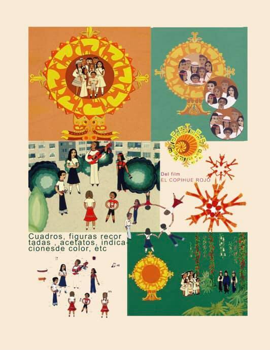 Compilado de imágenes del film El copihue rojo