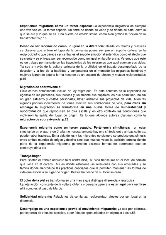 Rutas migrantes en Chile - Ideas y conceptos