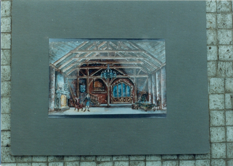 Diseño escenográfico del ballet La Sylphide 
