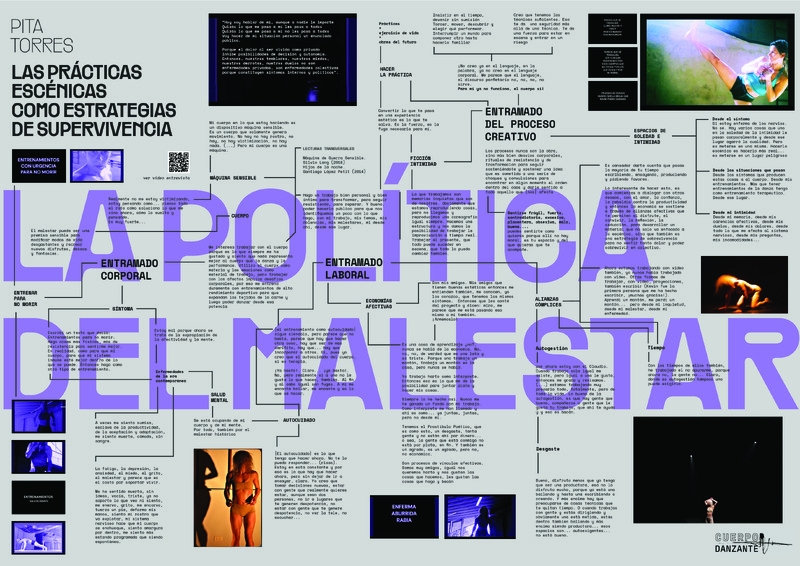 Afiche con cápsula diagramática de Pita Torres