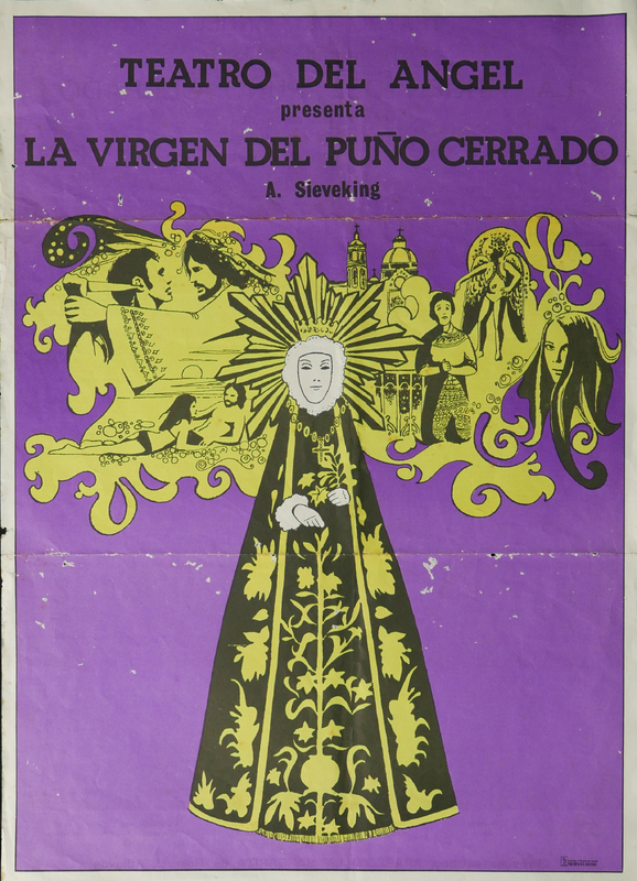 Afiche de la obra La Virgen del Puño Cerrado