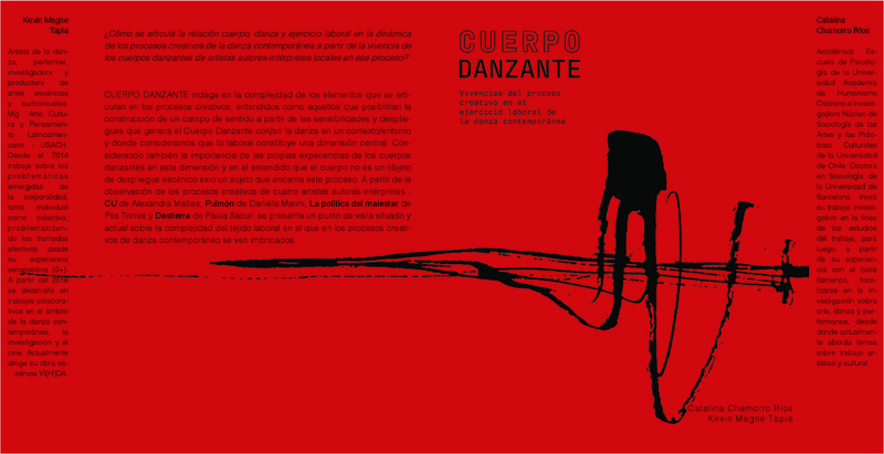 Portada del librillo "Cuerpo Danzante"