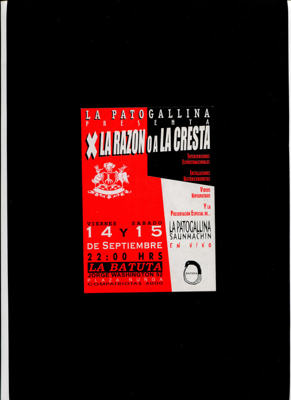 x la razón o a la cresta