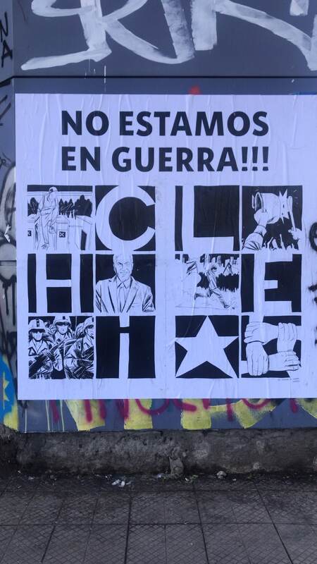 Gráfica: "No estamos en guerra"