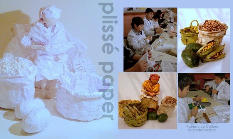 Taller Arte y Patrimonio . Figuras de papel