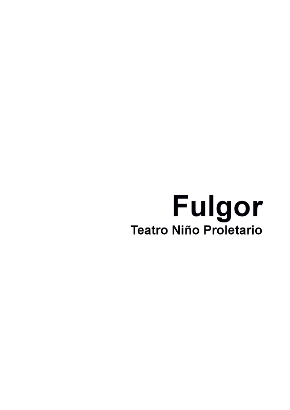 Guión de la obra FULGOR