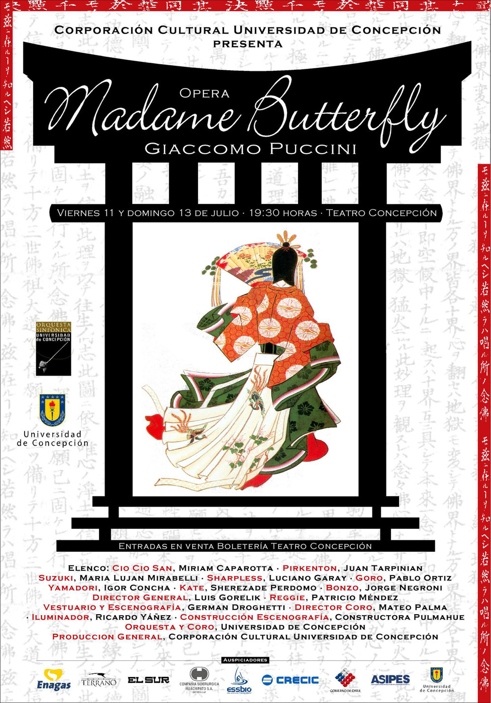 Afiche Madame Butterfly