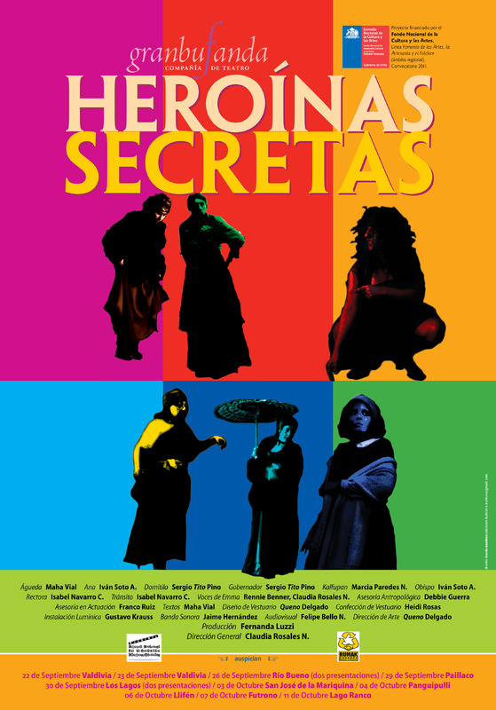 Afiche de la obra Heroínas secretas