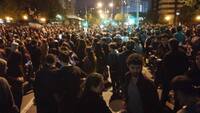 Concentración nocturna en Santiago 