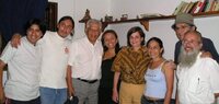 Fotografía de Ana María Allendes en Festival Internacional de Perú con participantes de UNIMA