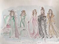 Diseño de vestuario La italiana en Argel