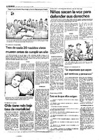 Recorte de prensa "Niños sacan la voz para defender sus derechos"