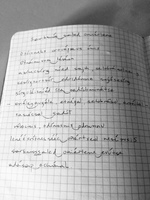 Apuntes cuaderno de Macarena Rozic, actriz