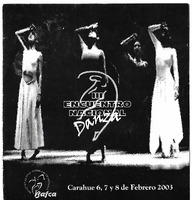 Folleto III° Encuentro Nacional de Danza de Carahue