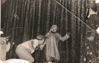 Fotografía de montaje  Chinchilote, personaje "El duende"