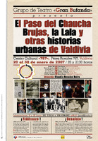 Afiche de El paso del Chaucha brujas, la Lala y otras historias urbanas de Valdivia