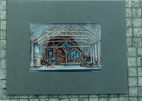 Diseño escenográfico del ballet La Sylphide 