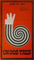 Afiche de la obra Uno, dos, tres