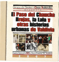 Programa de la obra El paso del Chaucha brujas, la Lala y otras historias urbanas de Valdivia