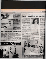 Artículo de prensa "Directora Ballet Municipal"